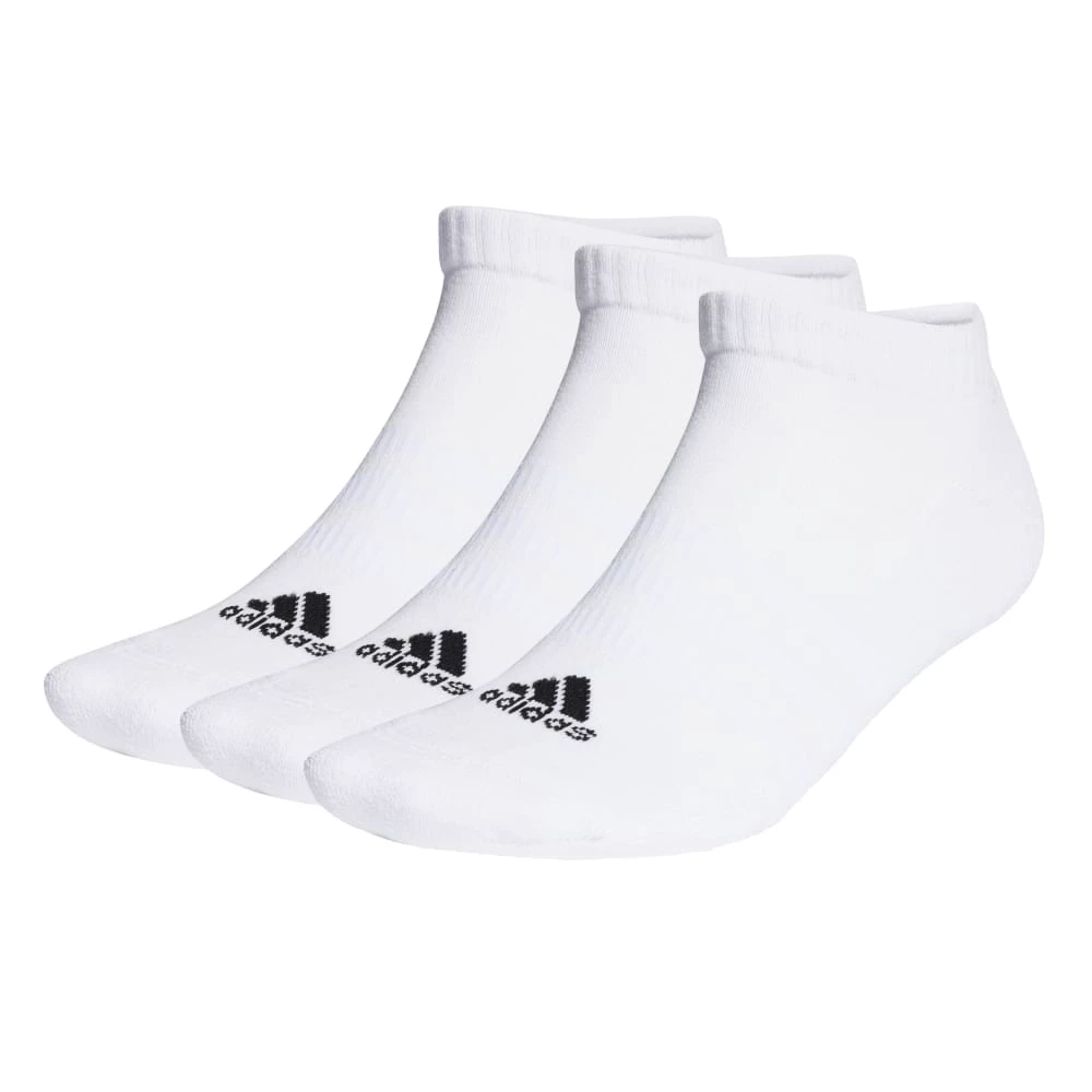 Ponožky adidas  Cushioned Low-Cut Socks 3 Pairs White S