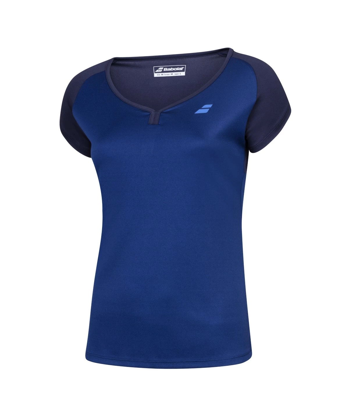 Dámské Tričko Babolat  Play Cap Sleeve Top Estate Blue L