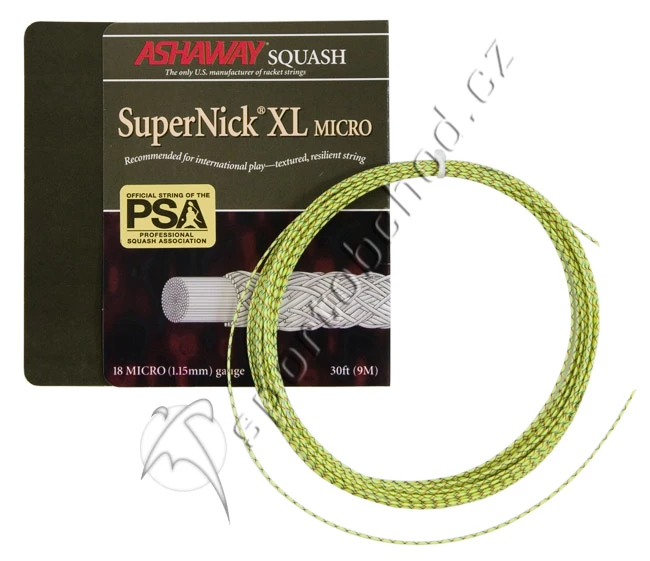 Ashaway UltraNick 17 Squash String - (110m)