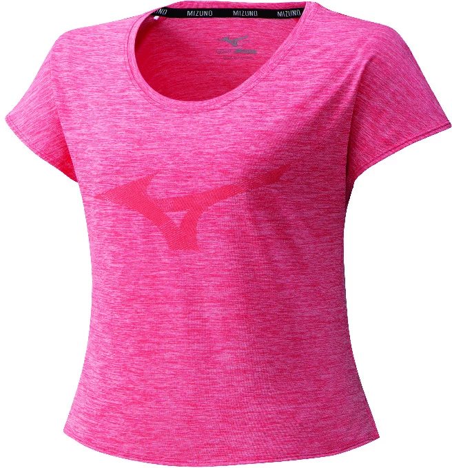 Dámské tričko Mizuno Core RB Graphic Tee růžové, M