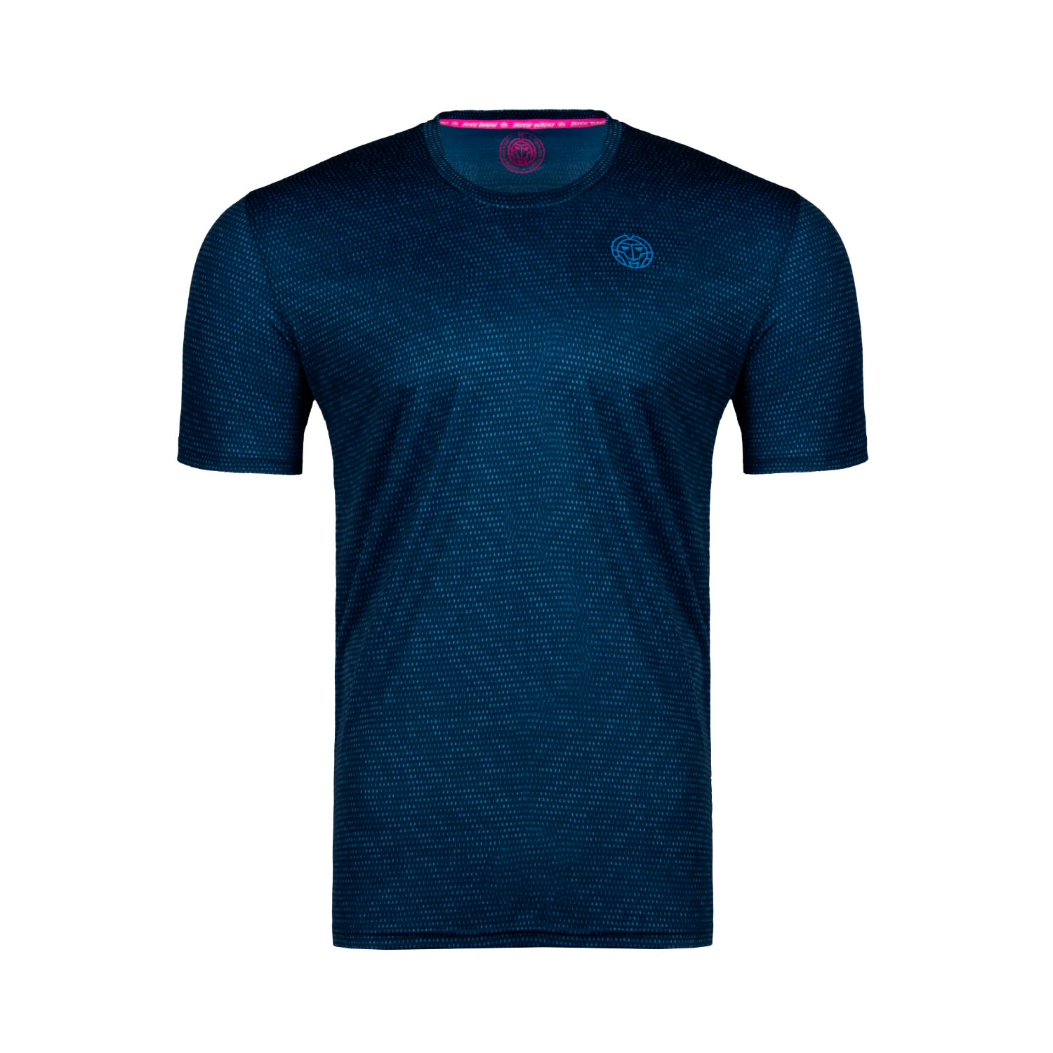 Pánské Tričko BIDI BADU  Falou Tech Tee Dark Blue, Petrol M