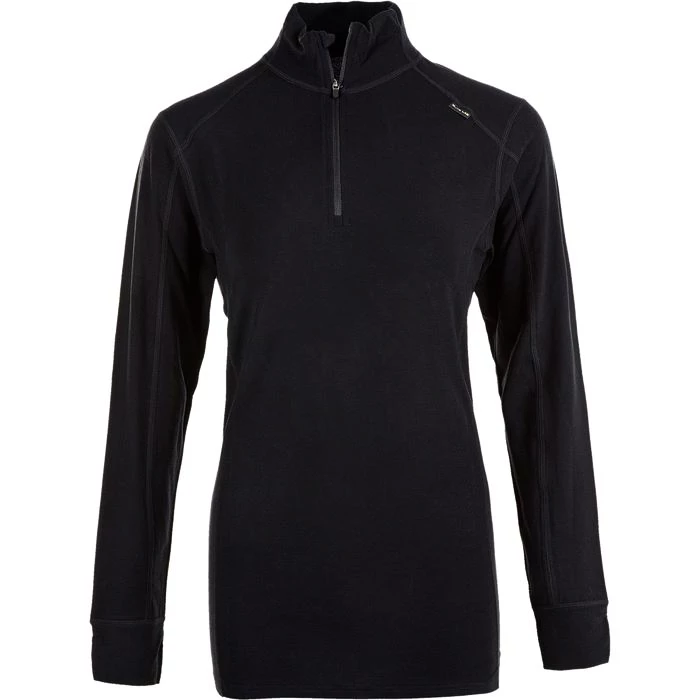 Women's Endurance Wool X1 Elite Midlayer Black Sweatshirt, 34