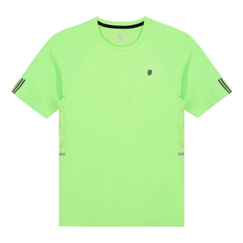 Pánské Tričko K-Swiss   Hypercourt Crew 2 Soft Neon Green XL