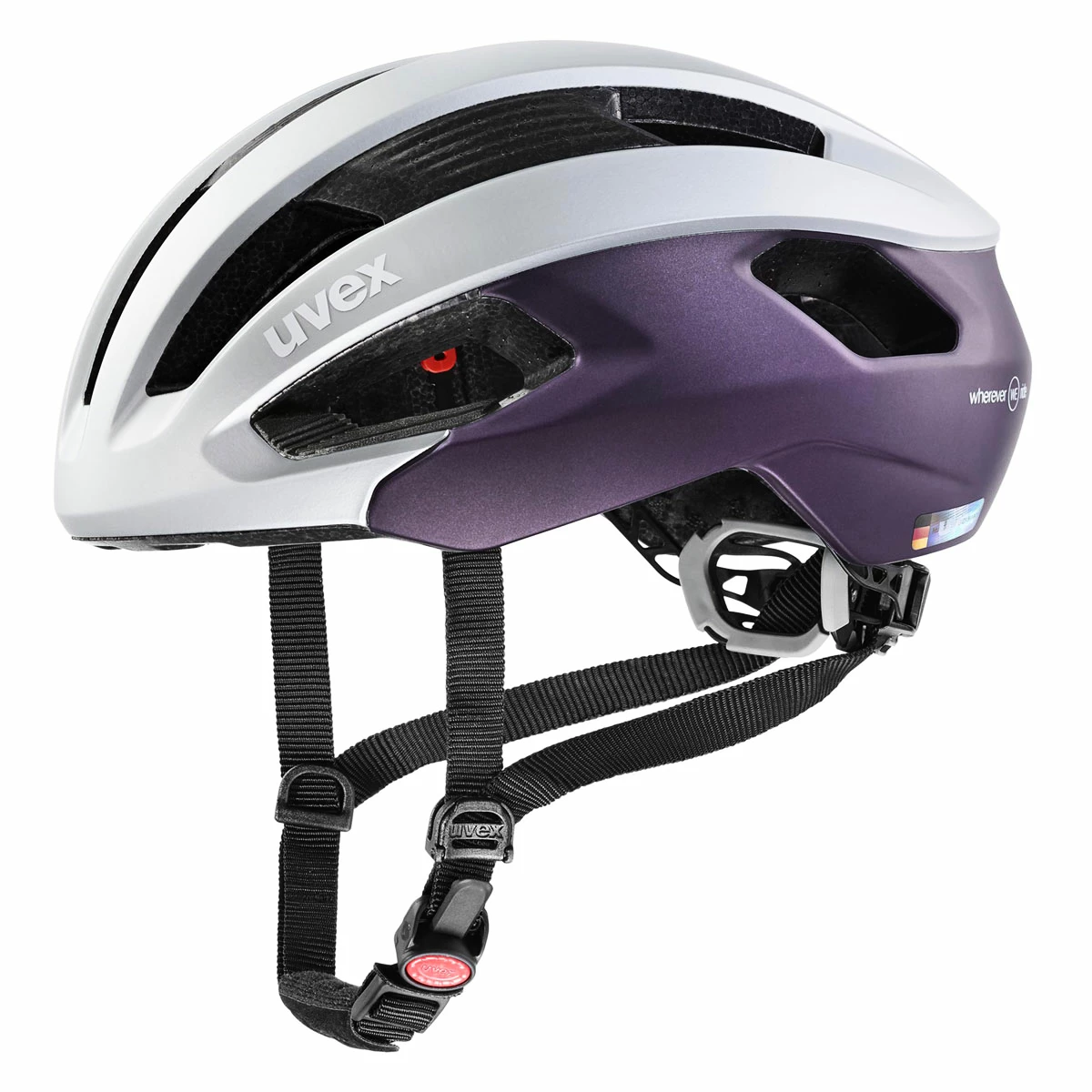 Levně Cyklistická helma Uvex Rise CC fialová