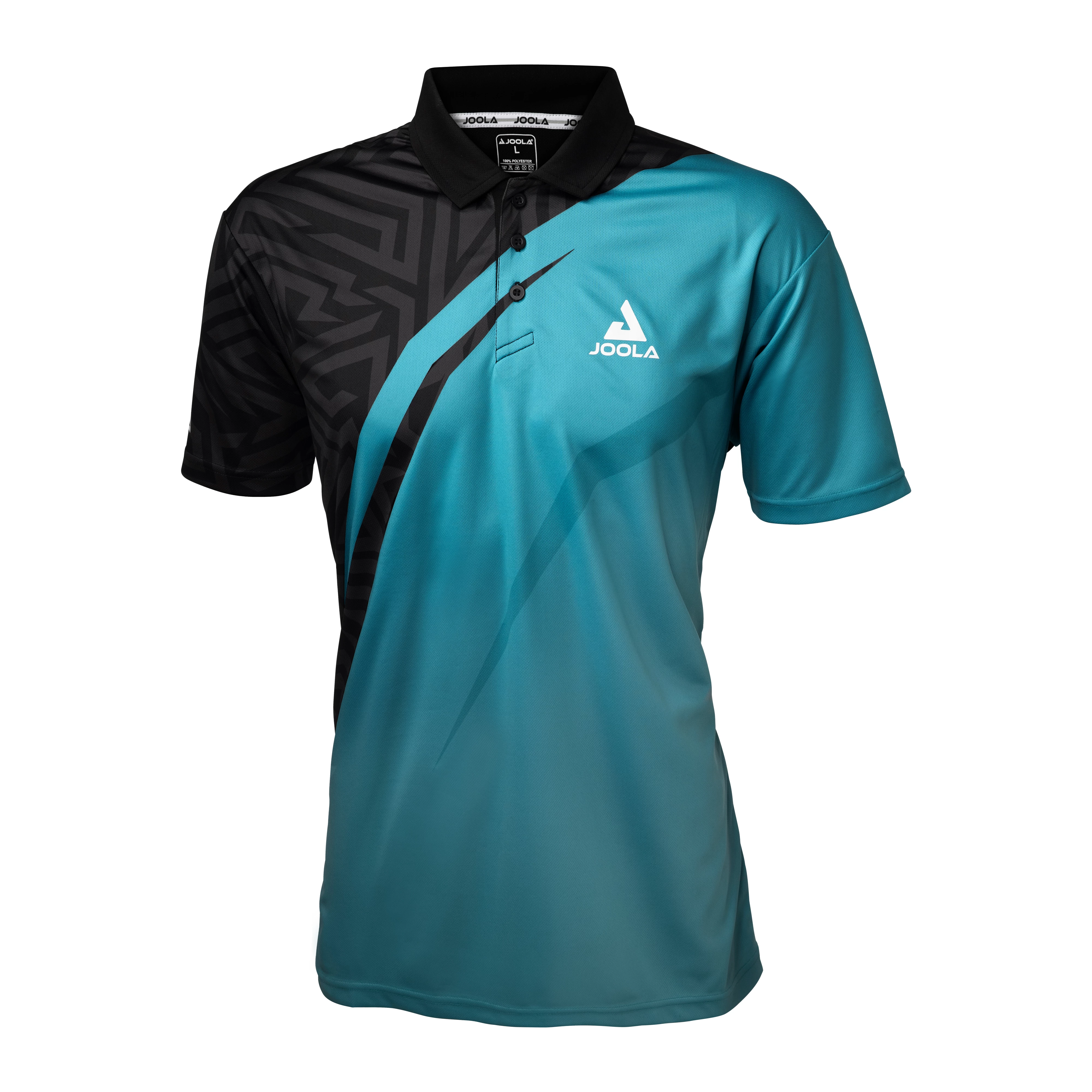 Pánské Tričko Joola Shirt Synergy Turquoise/Black L