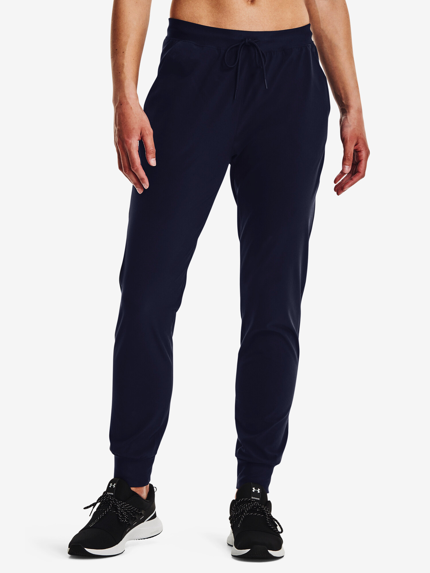 Dámské Kalhoty Under Armour  Sport Woven Pant-NVY XS