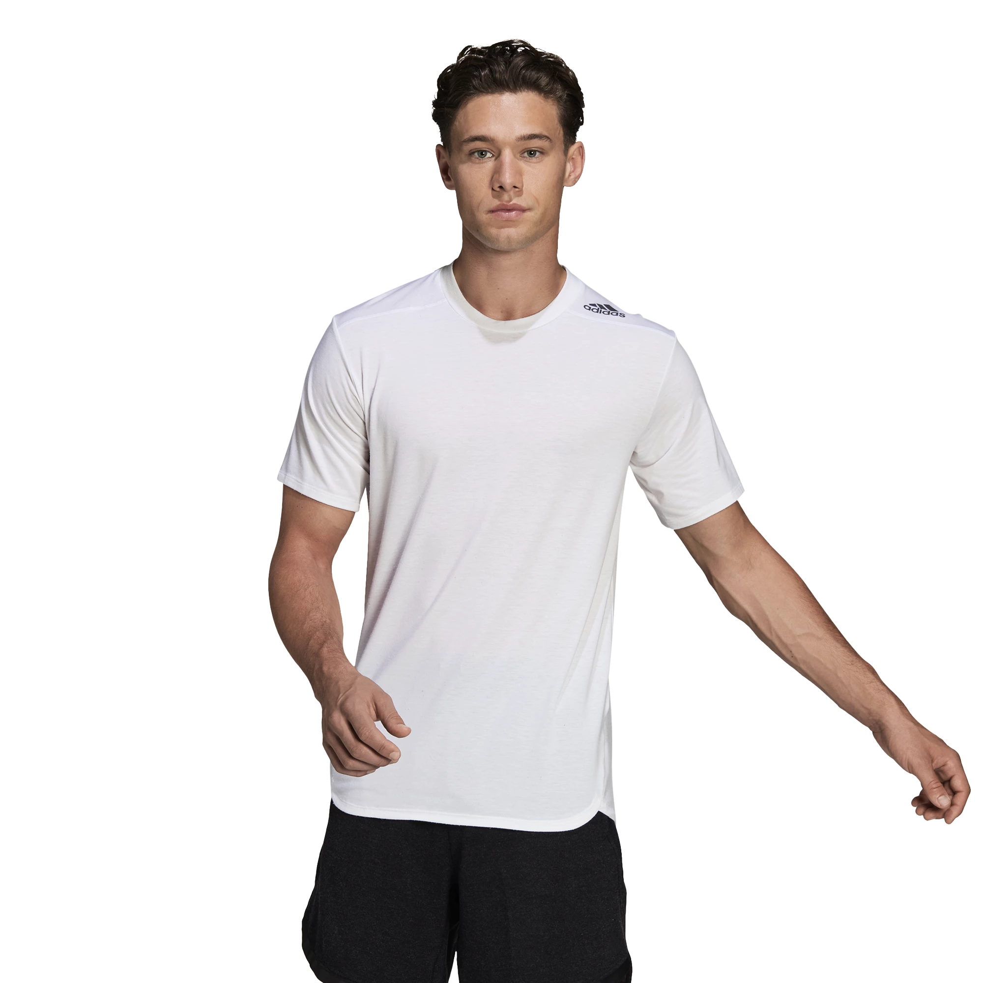 Adidas Men's T-Shirt Designed For Training Tee White