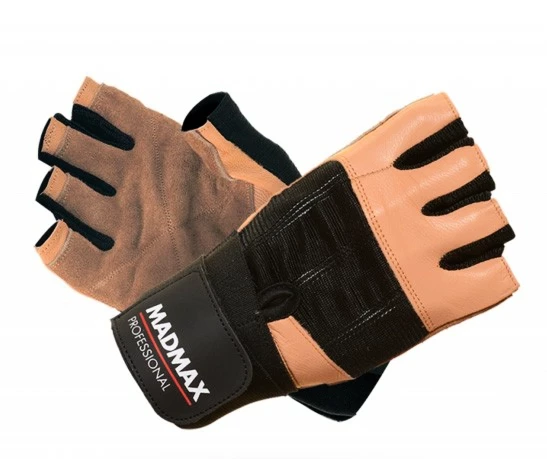 MadMax Rukavice Professional MFG269 hnědé XL