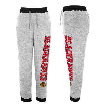 Kids Pants Outerstuff SKILLED ENFORCER FLEECE PANT CHICAGO BLACKHAWKS