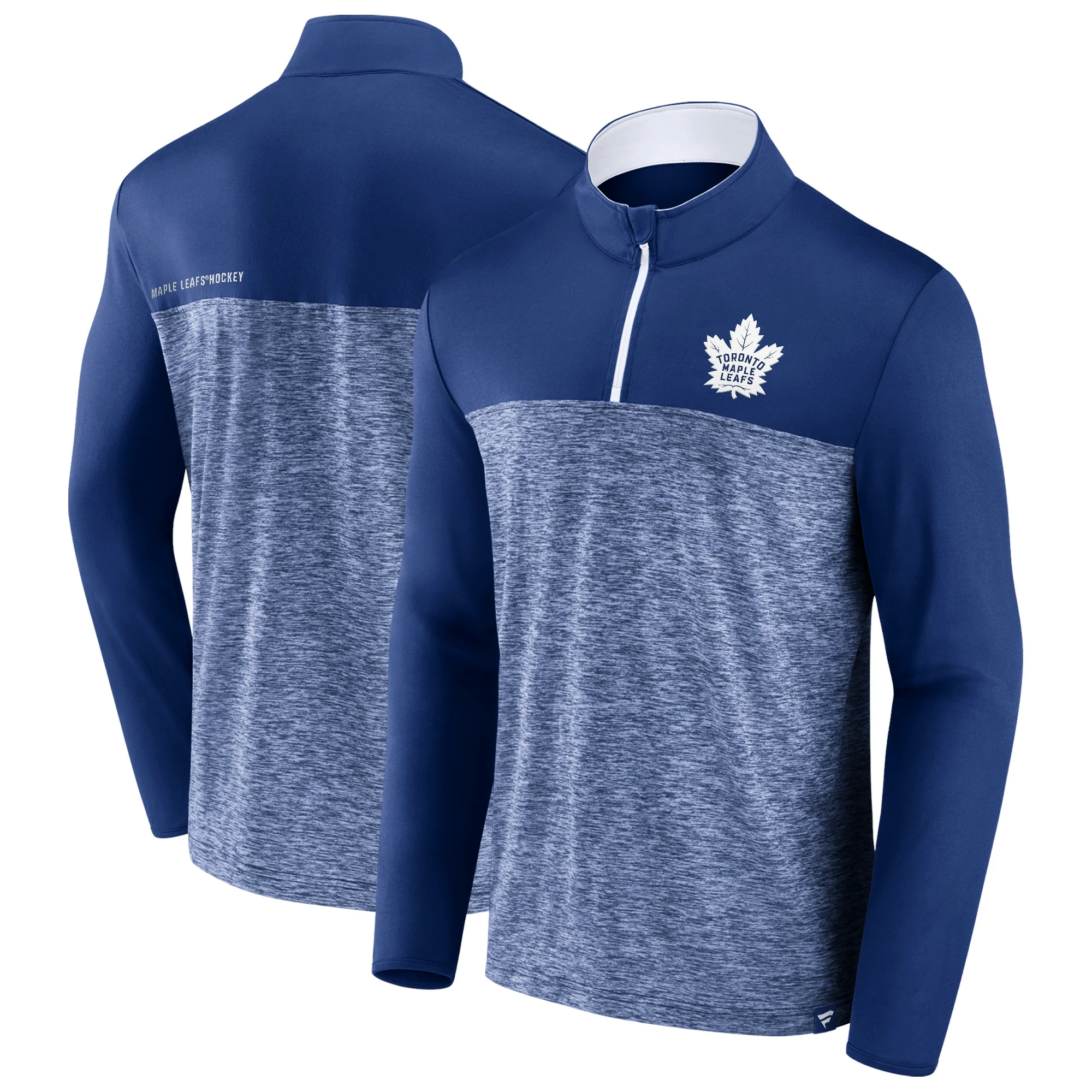 Men's Fanatics Mens Iconic Defender 1/4 Zip Toronto Maple Leafs Sweatshirt
