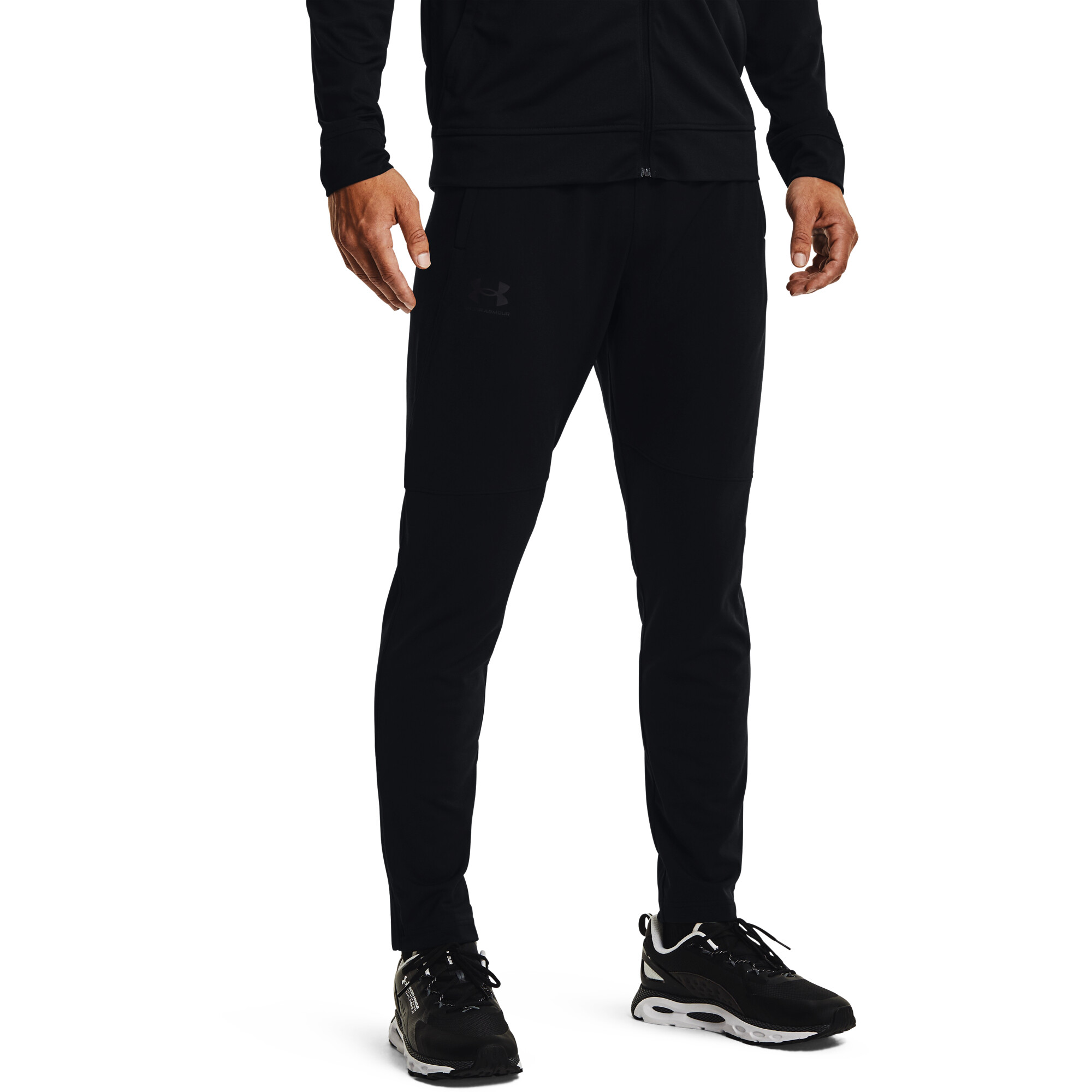 Pánské Tepláky Under Armour  Pique Track Pant Black  S