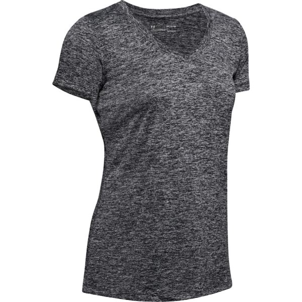 Dámské Tričko Under Armour  Tech V-Neck-GRY XS