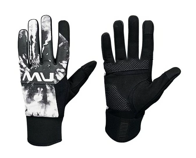 Men's cycling gloves NorthWave Fast Gel Reflex Glove Black/Reflective