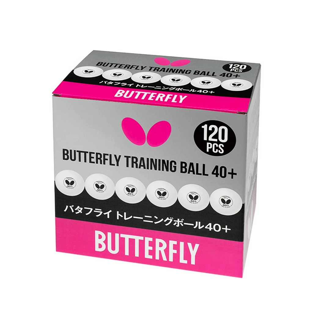 Butterfly Training Ball 40+ White (120 Pcs)