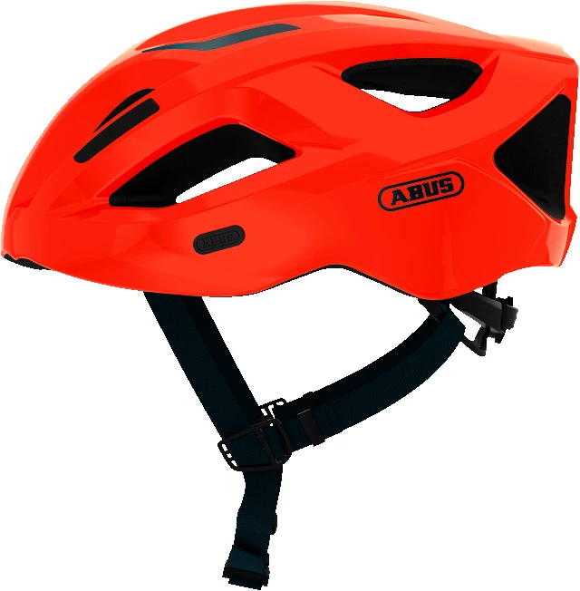 Levně Cyklistická helma Abus Aduro 2.1 shrimp orange