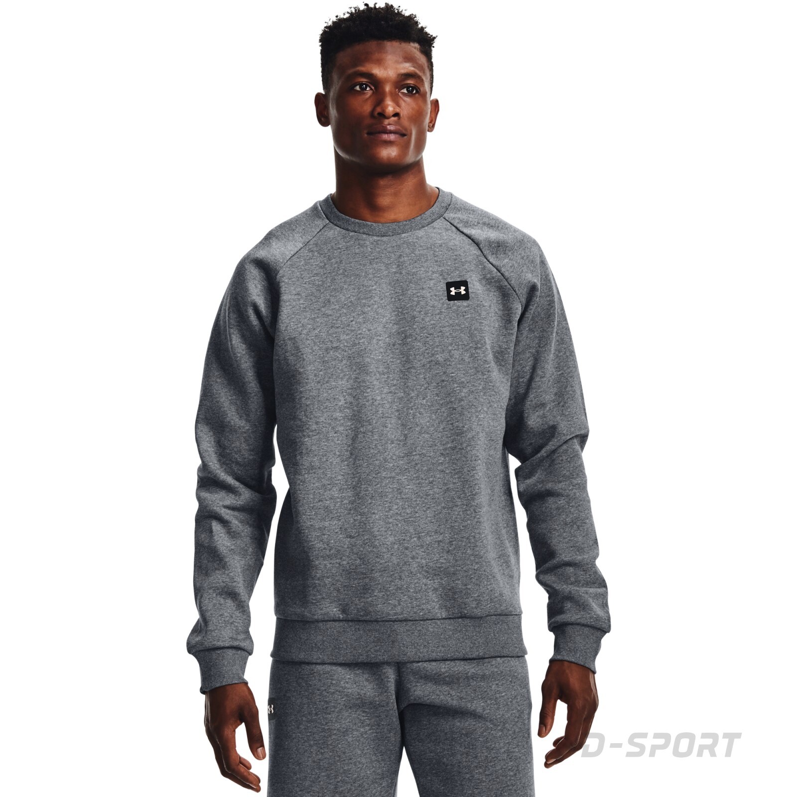 Pánská Mikina Under Armour  Rival Fleece Crew-GRY L