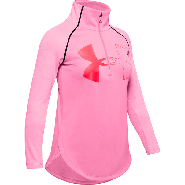 Under Armour Tech Graphic Big Logo 1/2 Zip S T-shirt for a girl