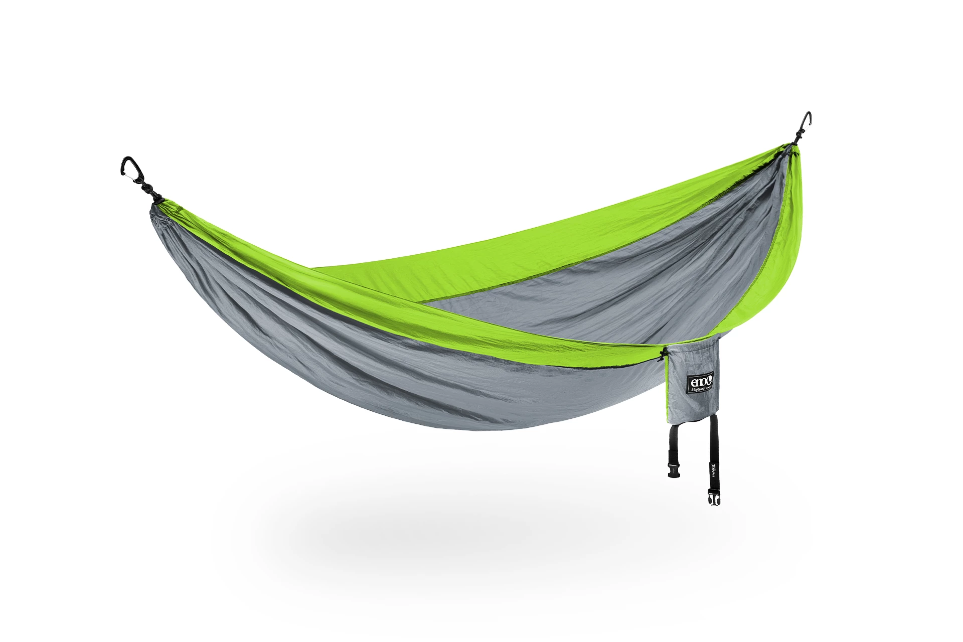 Hamaka Eno  SingleNest Grey/Chartreuse