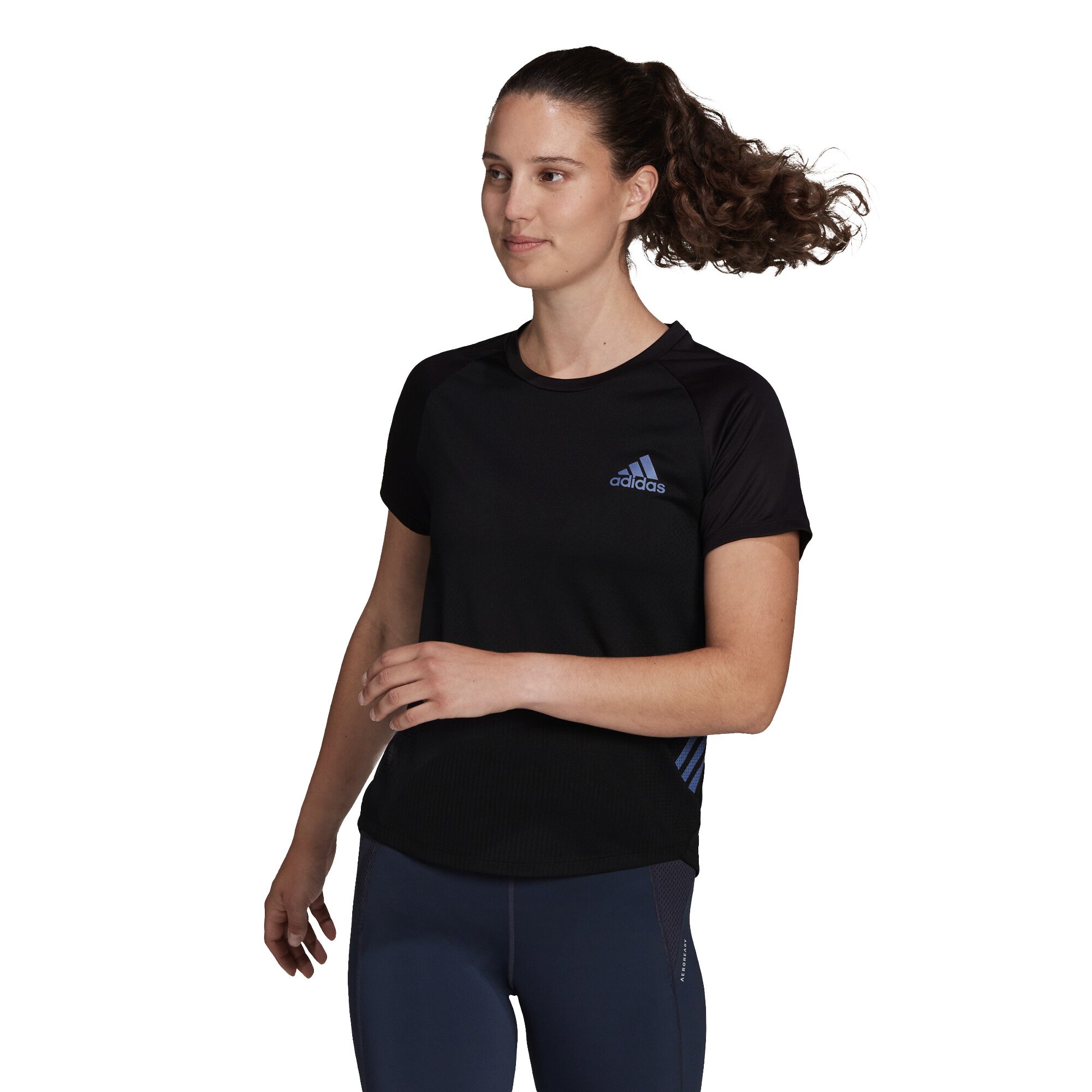 Adidas Adizero Tee Black Women's T-Shirt