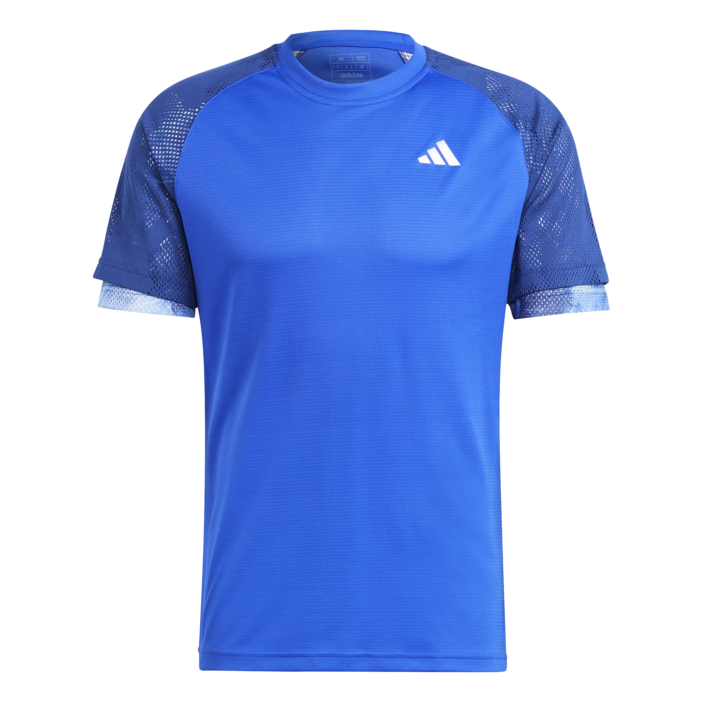 Pánské Tričko Adidas  Melbourne Ergo Tennis HEAT.RDY Raglan T-Shirt Blue XL