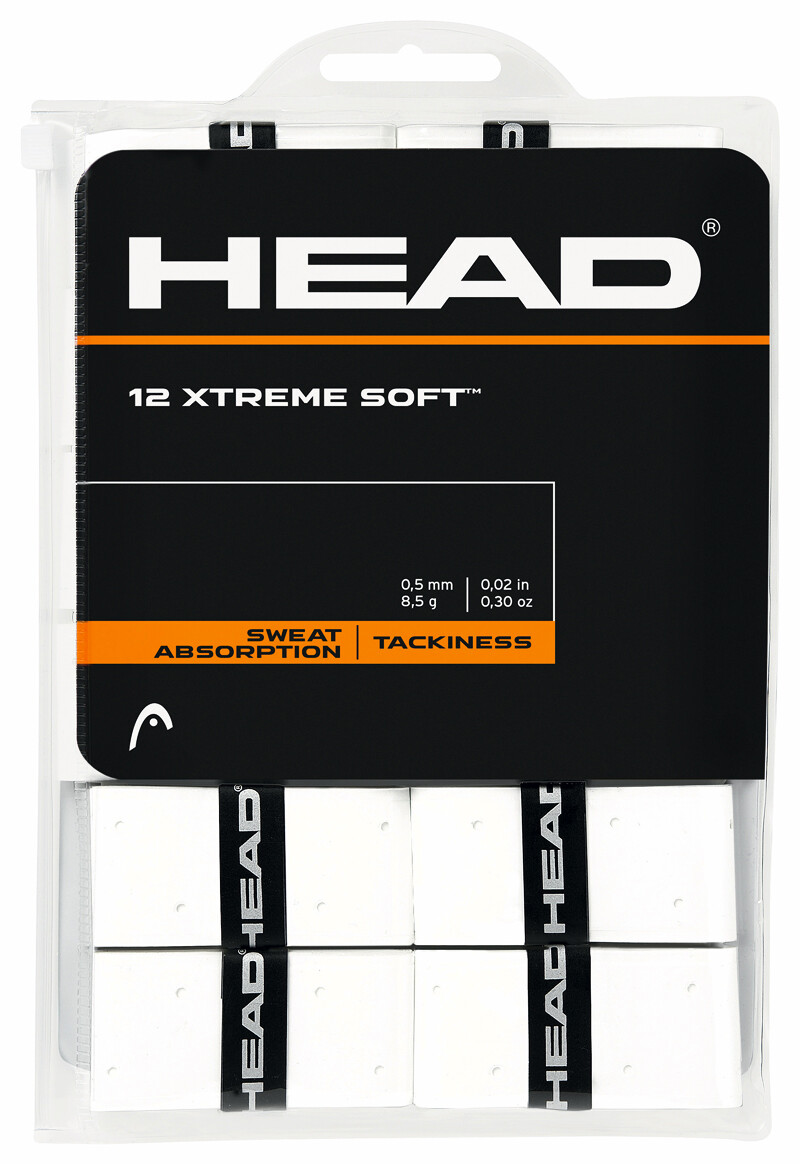 Head Top Grip Xtreme Soft White (12 Pcs)