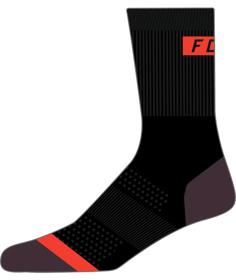 Ponožky Fox  Womens 6" Flexair Merino Sock Black