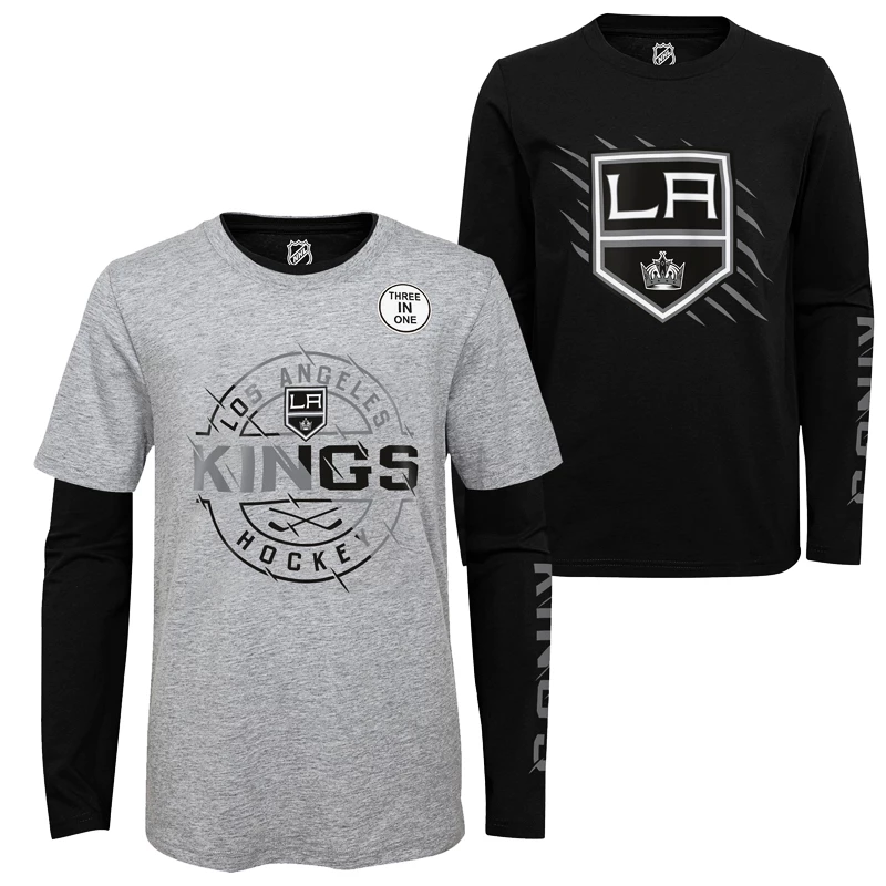 Dětská trička Outerstuff Two-Way Forward 3 in 1 NHL Los Angeles Kings, BXL 18/20