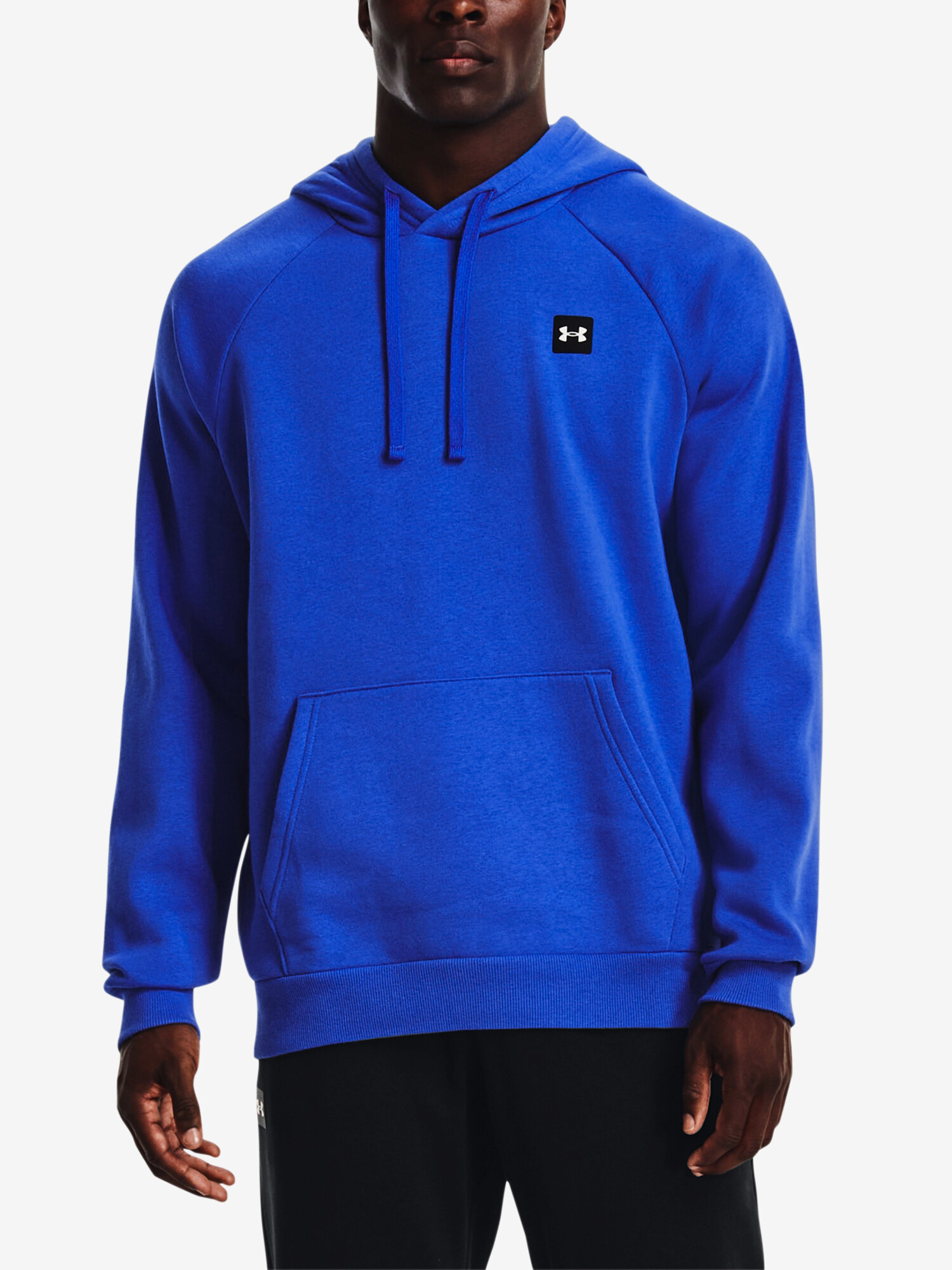 Men's Under Armour Rival Fleece Hoodie-BLU XL