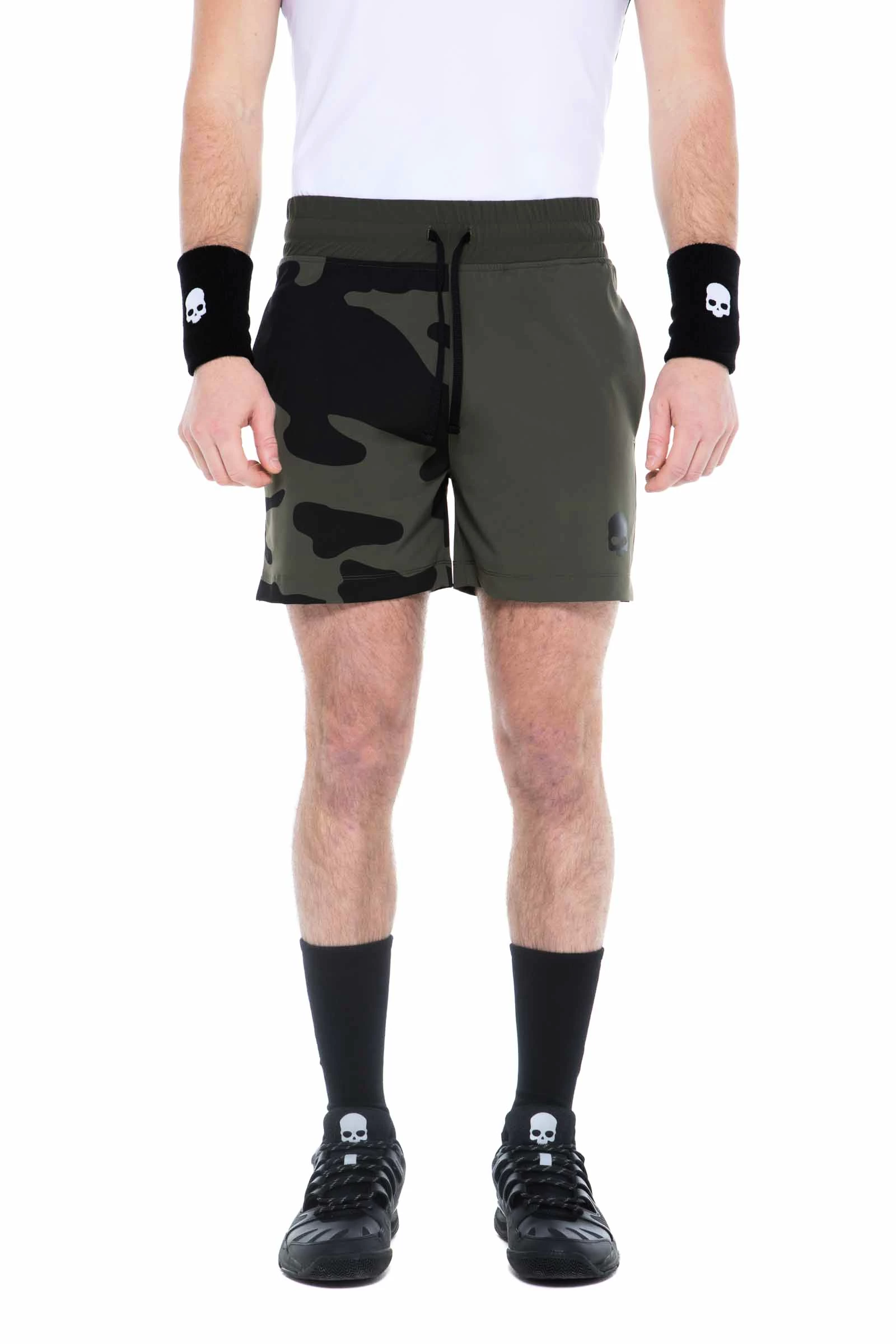 Levně Pánské šortky Hydrogen Tech Camo Shorts Military Green S