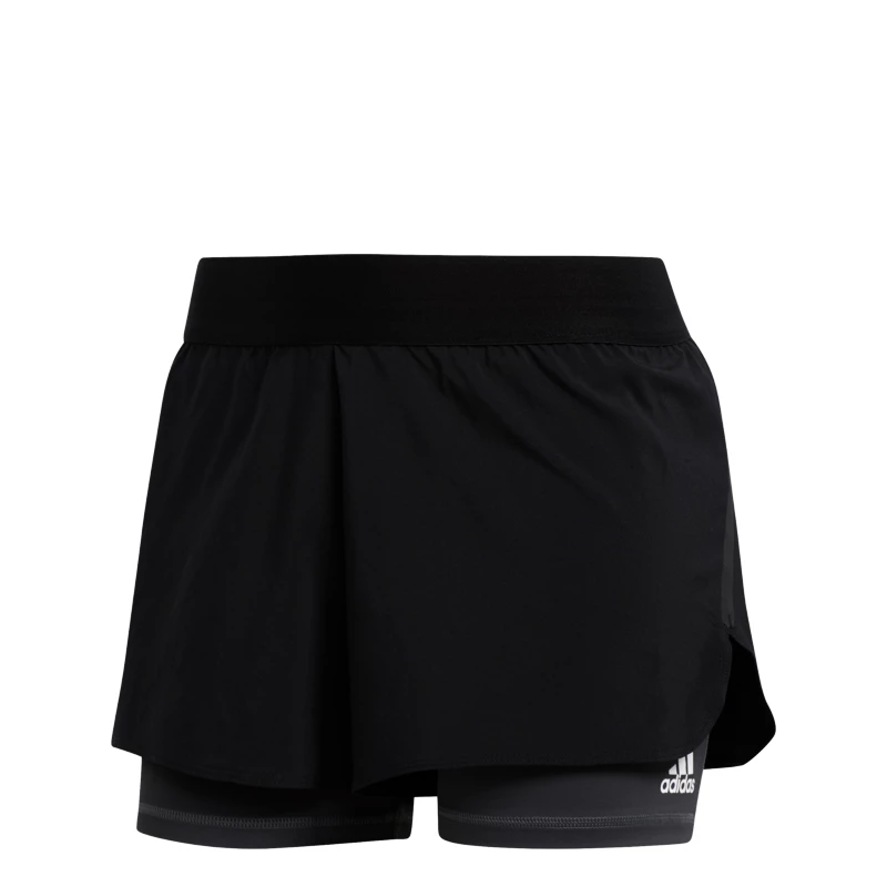 adidas ASK 2in1 women's shorts - black, XS
