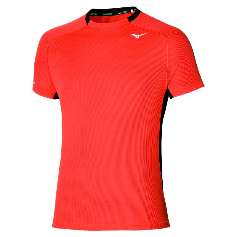 Men's T-shirt Mizuno DryAeroFlow Tee Ignition Red, XL