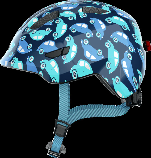 Children's helmet Abus Smiley 3.0 LED Blue car S