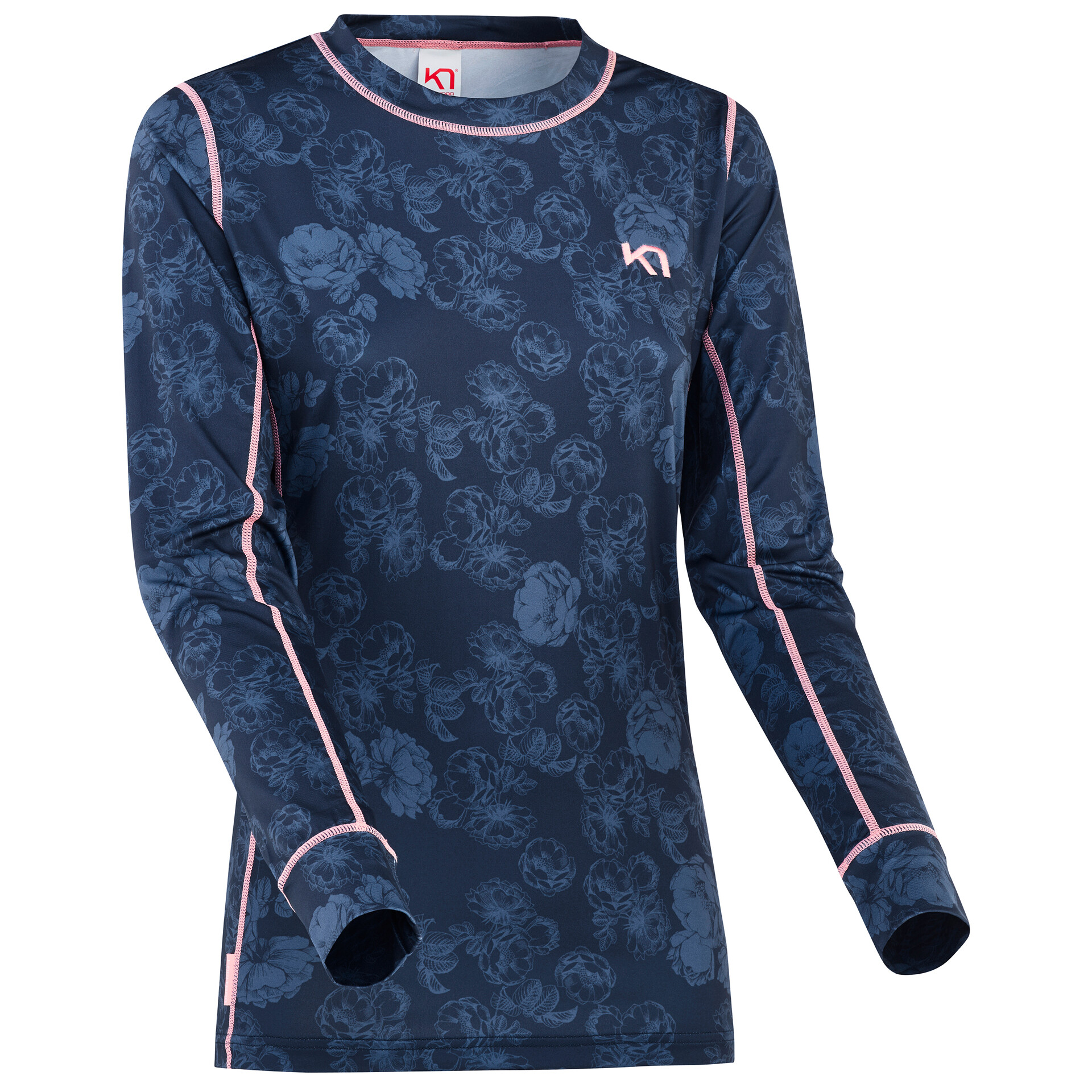 Women's T-shirt Kari Traa Fantastisk LS Marin