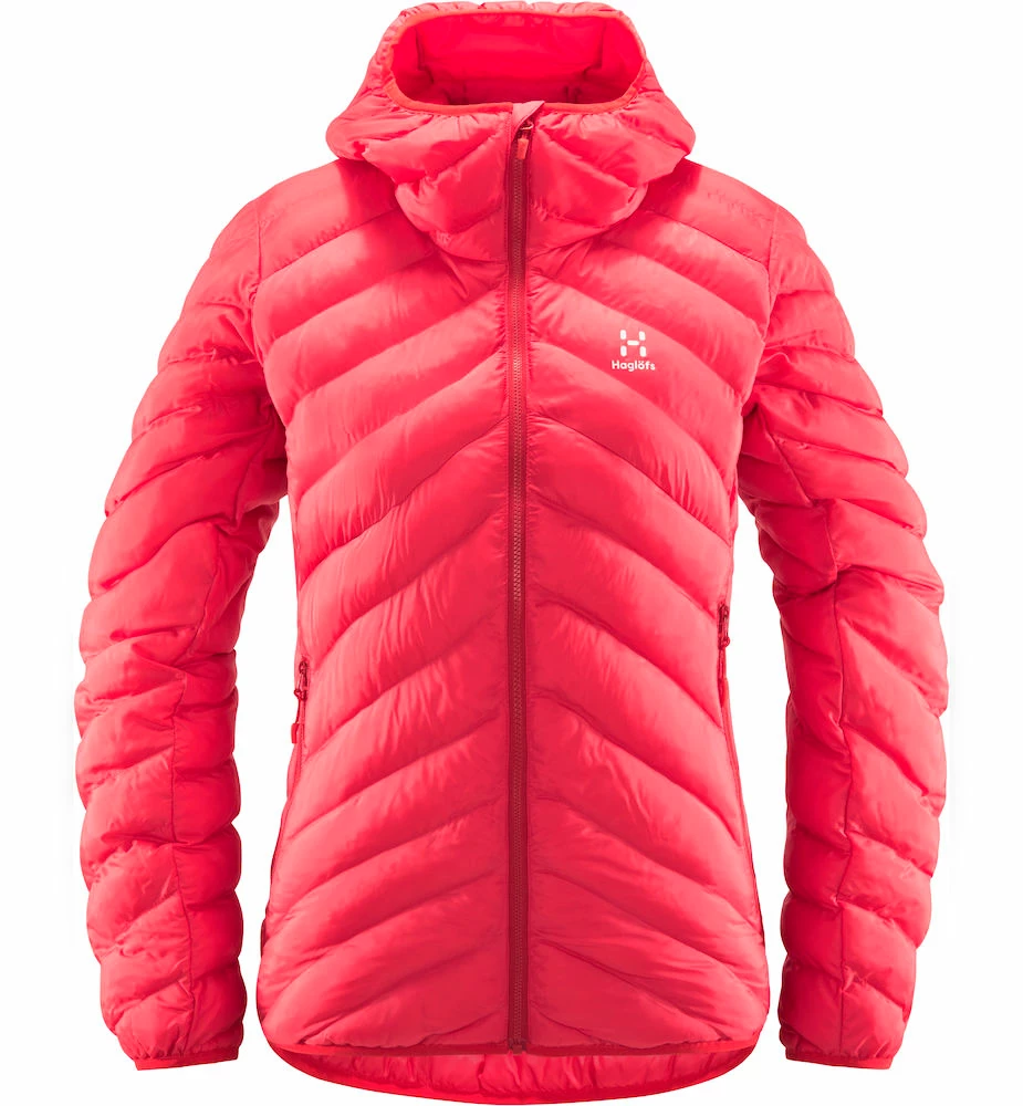 Women's jacket Haglöfs Sarna Mimic hood W red,M
