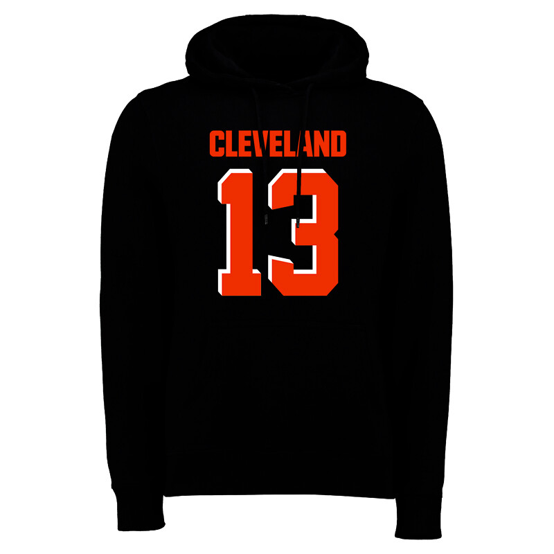 Men's Fanatics NFL Cleveland Browns Odell Beckham Jr 13 Hoodie, S