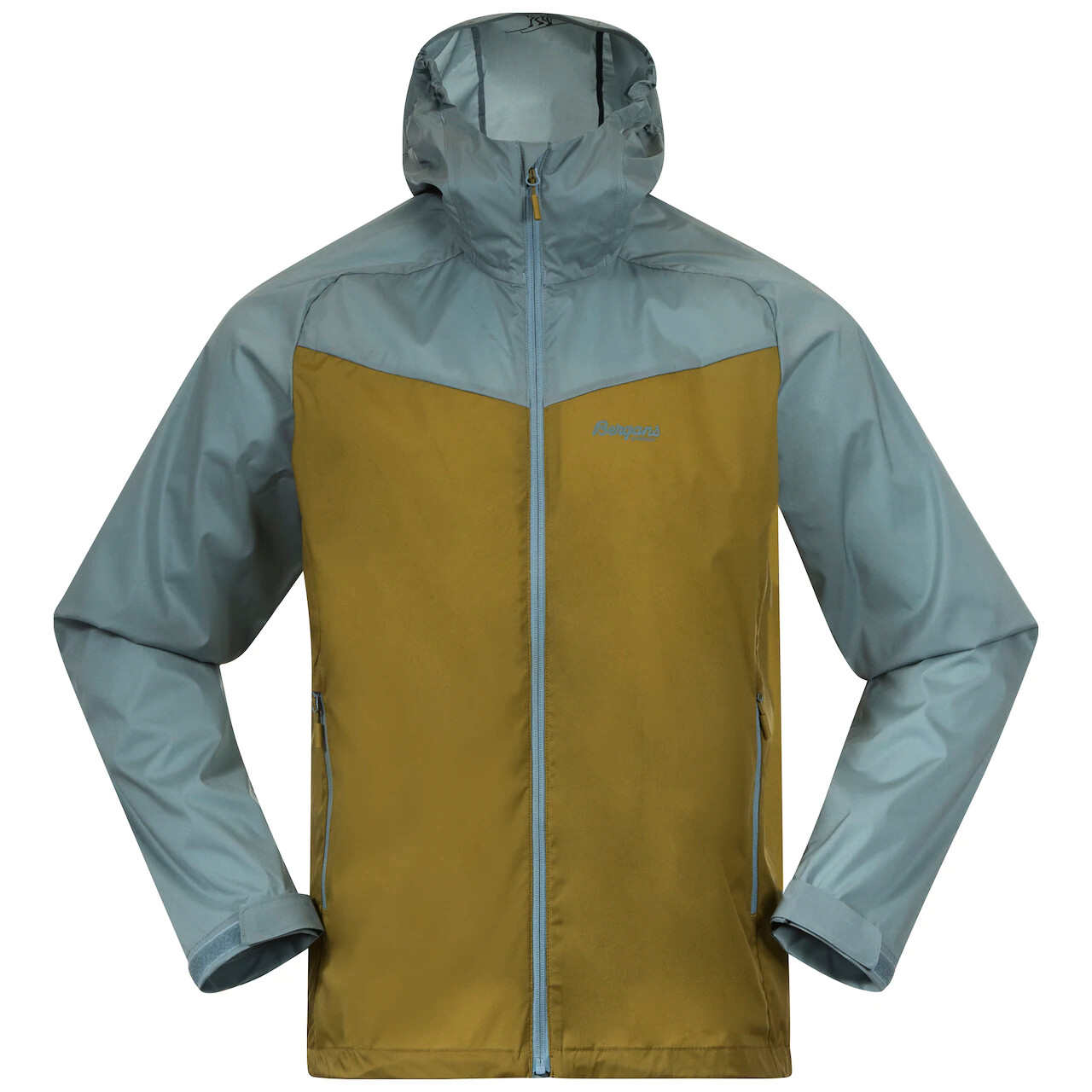 Pánská Bunda Bergans  Microlight Jacket Olive Green/Smoke Blue