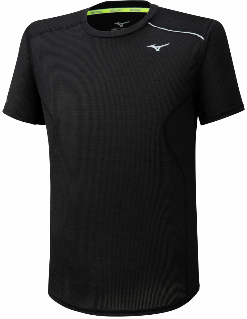 Pánské tričko Mizuno Dry Aeroflow Tee černé, S