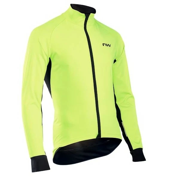 Levně Cyklistická bunda NorthWave Extreme H20 Jacket Yellow Fluo/Black