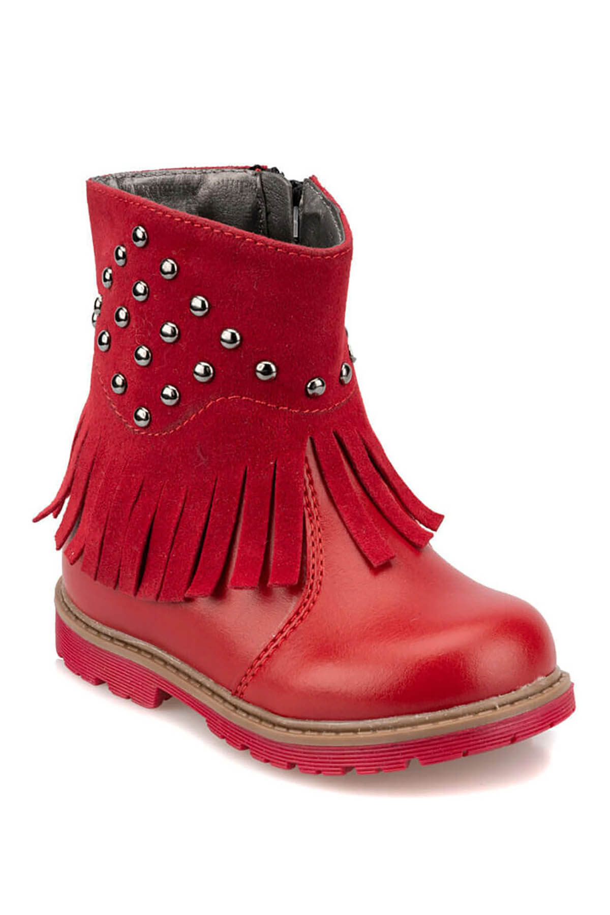 Polaris  92.511765.b Red Baby Girl Biker Boots