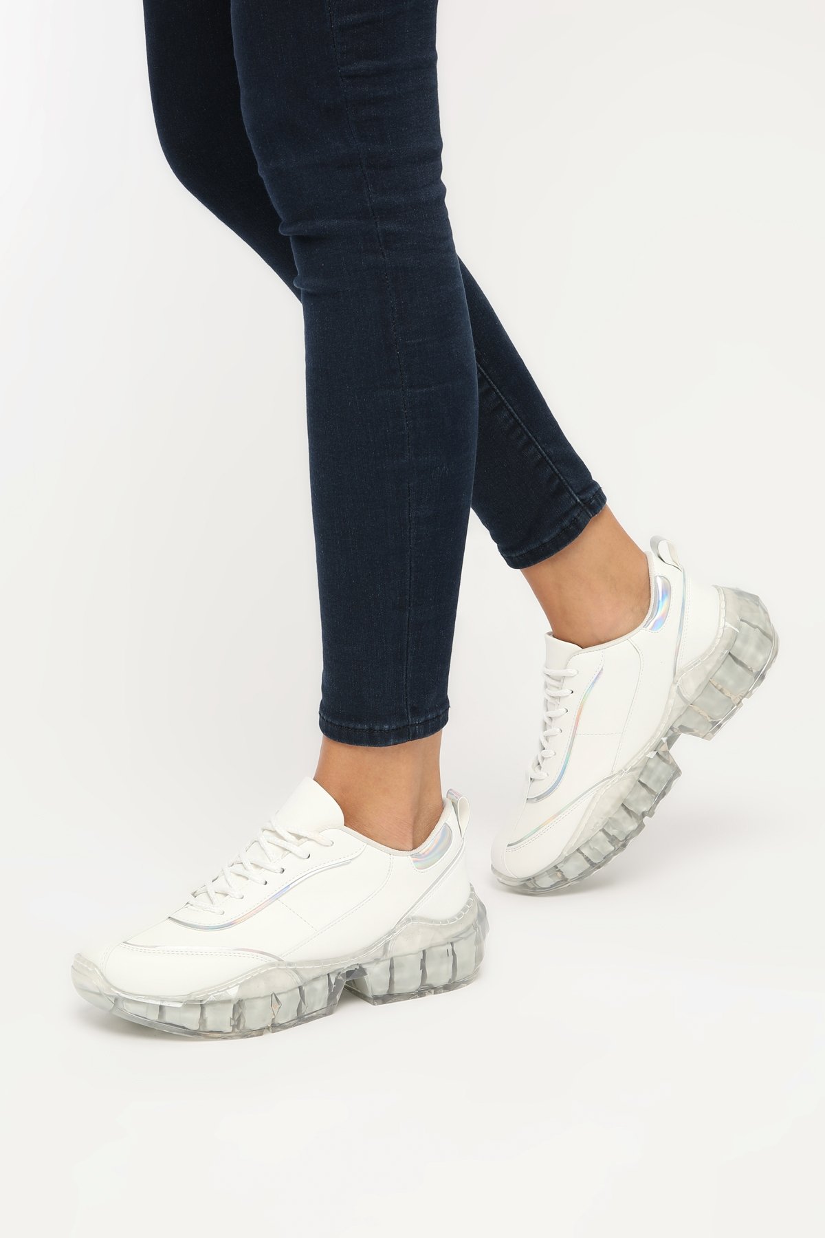 Butigo  19K-958 White Woman Sneaker