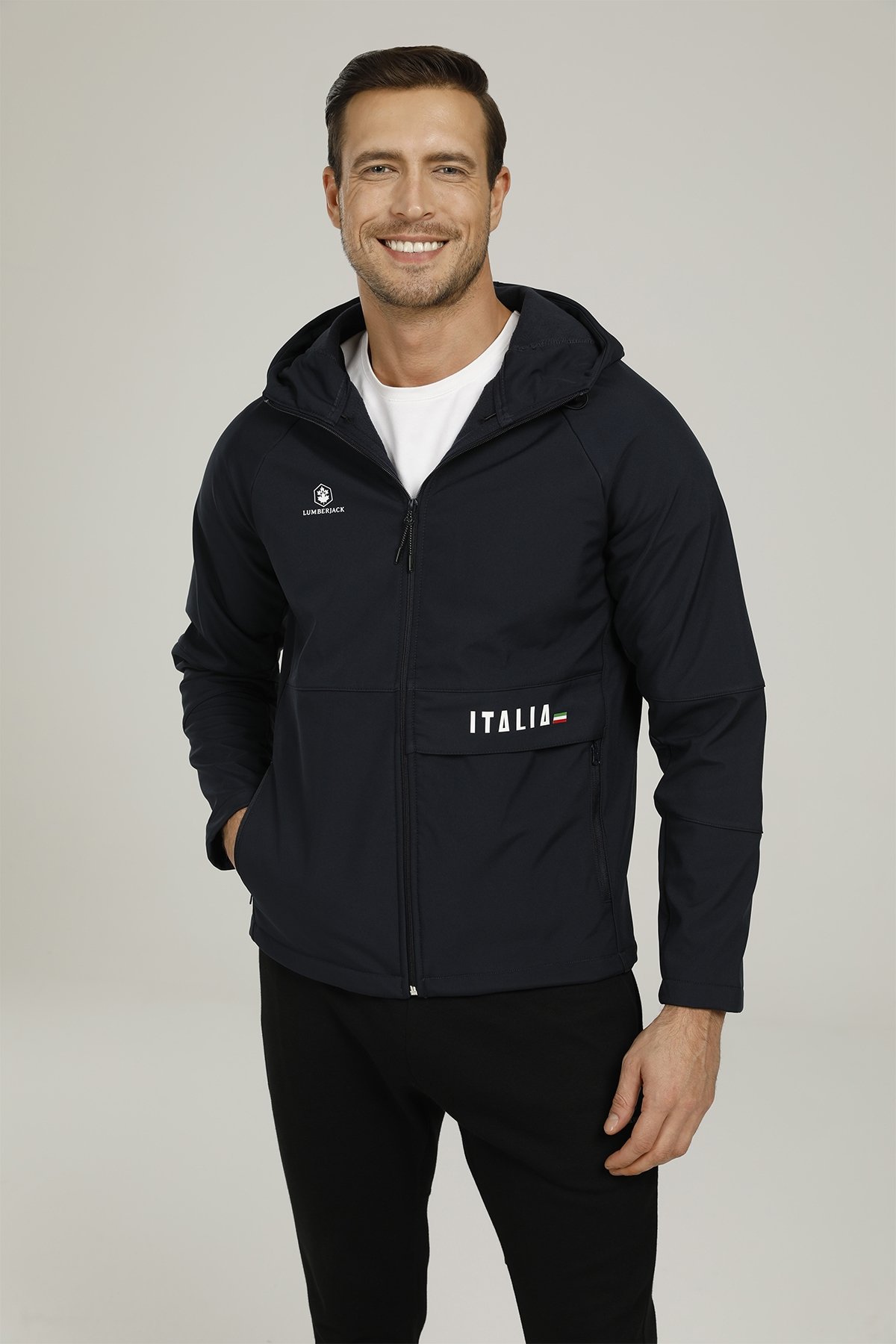 Lumberjack LJK ITALY SOFTSHELL NAVY BLUE Man 706