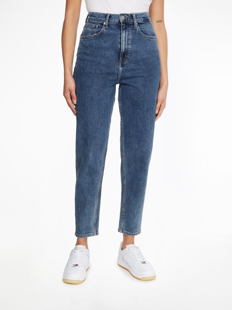 Tommy Jeans Jeans - MOM JEAN UHR TPRD CF6132 blue