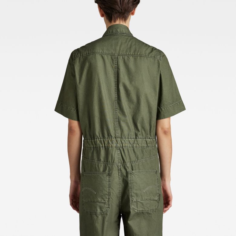 G-STAR Jumpsuit - Army jumpsuit s\s wmn green