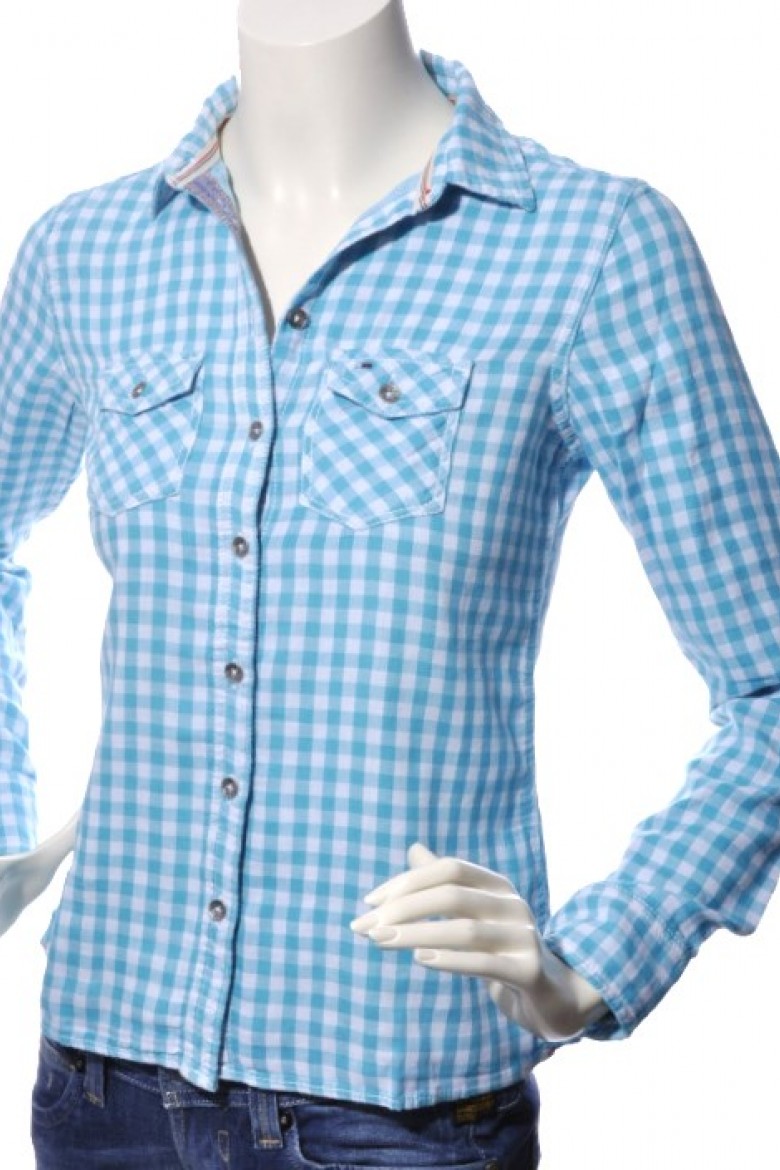 Tommy Hilfiger Shirt - frida shirt l/s blue