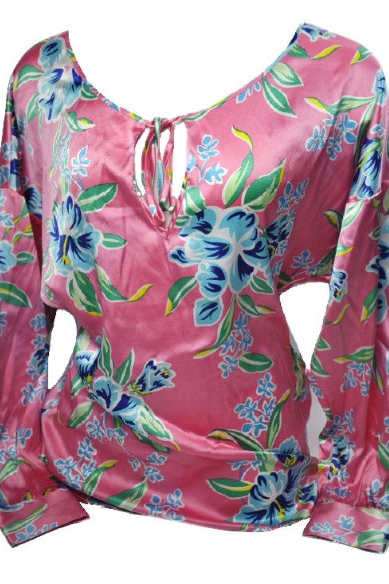 Tommy Hilfiger Blouse - Sander Flower Pr Pink