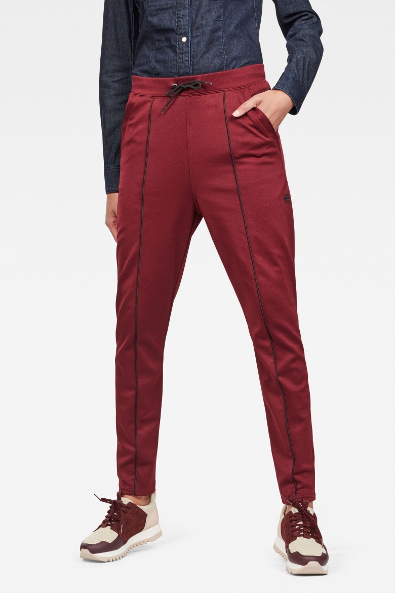 G-STAR Sweatpants - Lanc Skinny Track Pant Wmn Burgundy