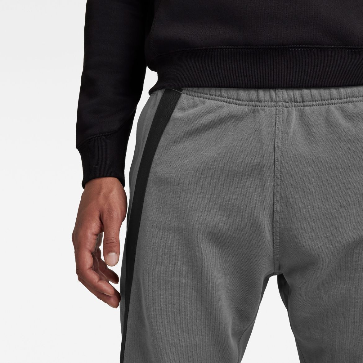 G-STAR Sweatpants - Tape colorblock sw pant grey