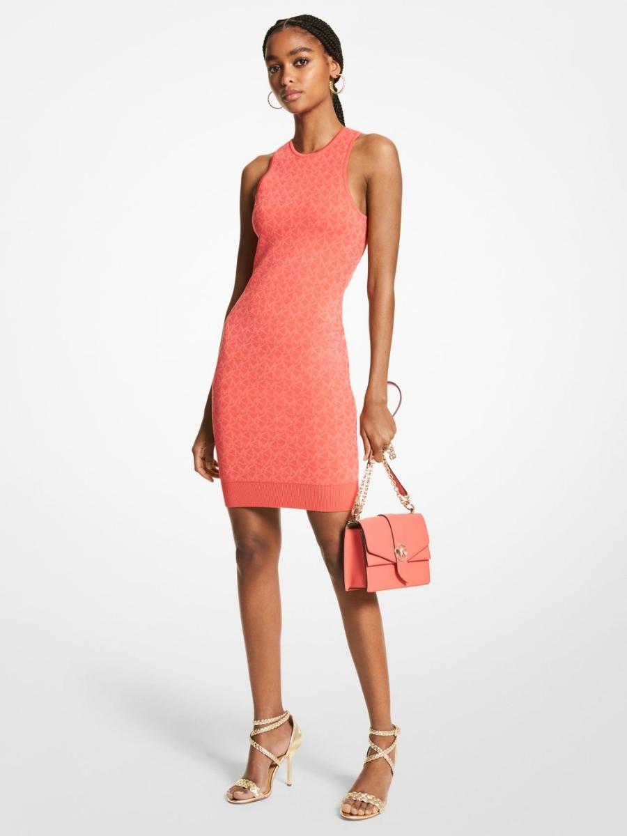 Michael Kors Dress - ECO BOLD MK LOGO TANK DRS salmon