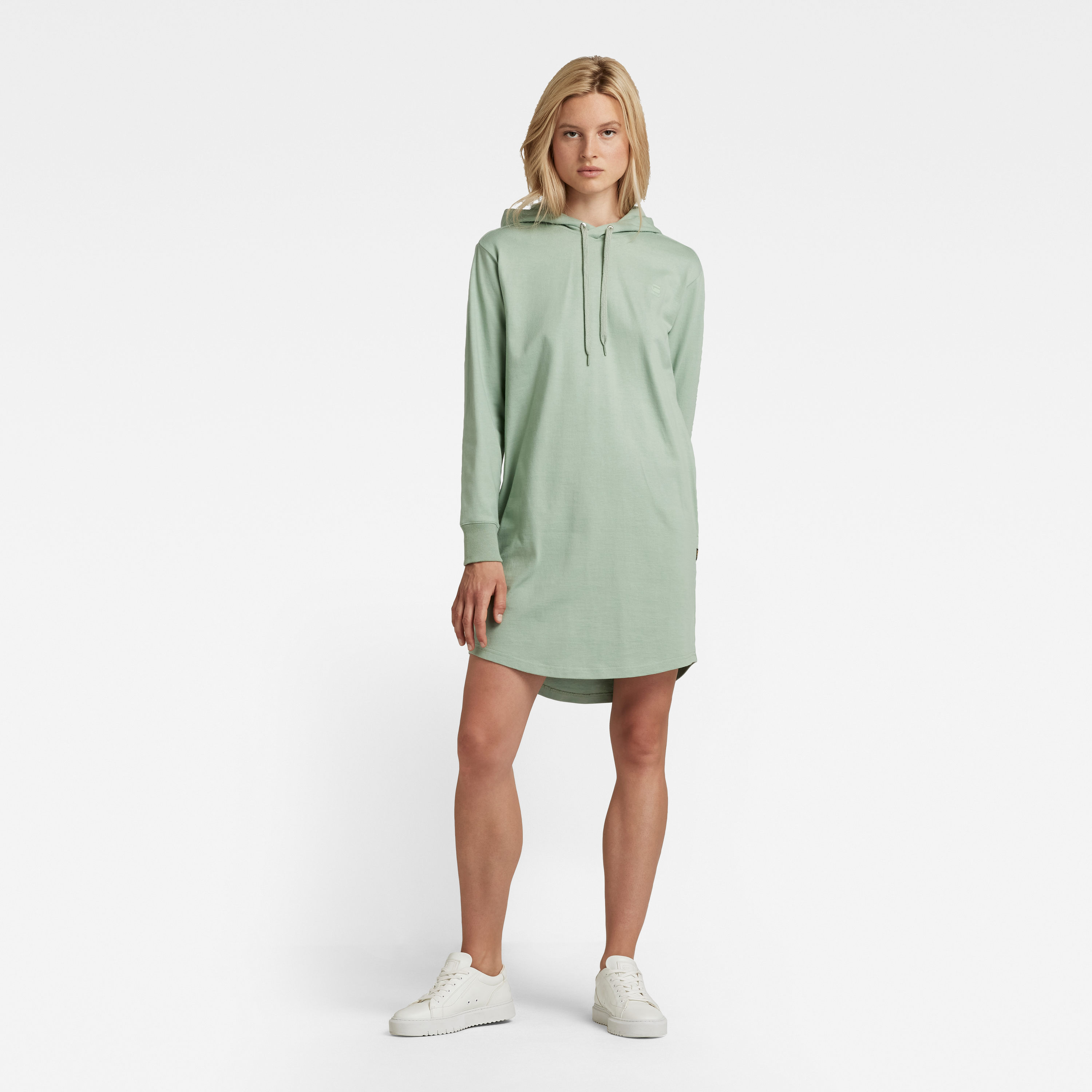 G-STAR Dress - Lash fem loose hdd dress l\s green