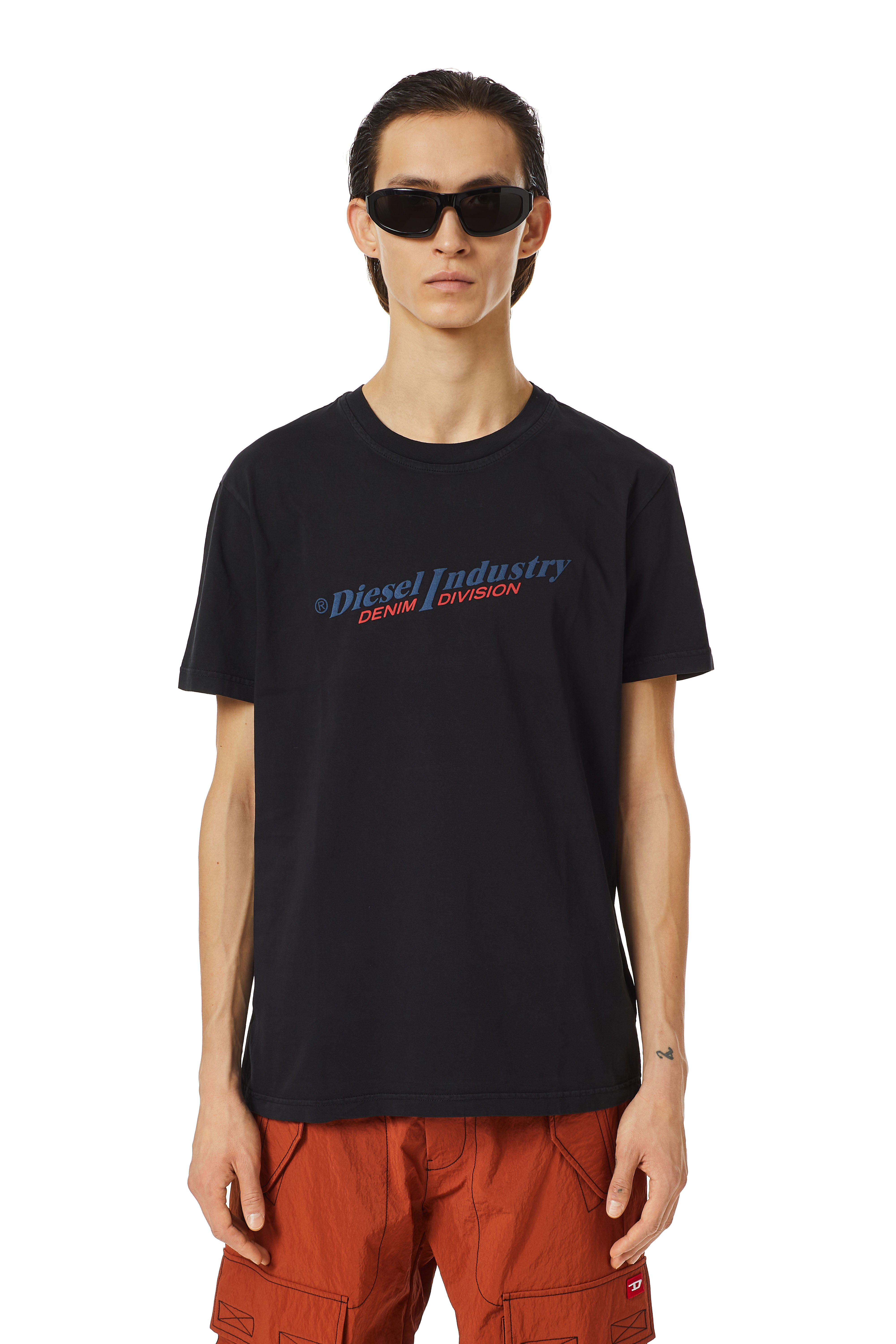 Diesel Tričko - T-DIEGOR-IND T-SHIRT čierne